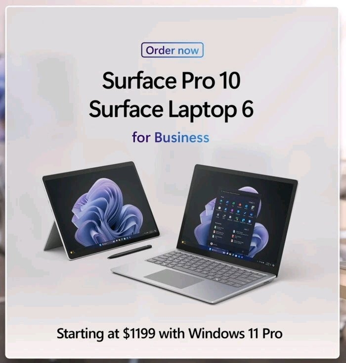 微软推首批surface系列aipc首度为英特尔平台引入5g