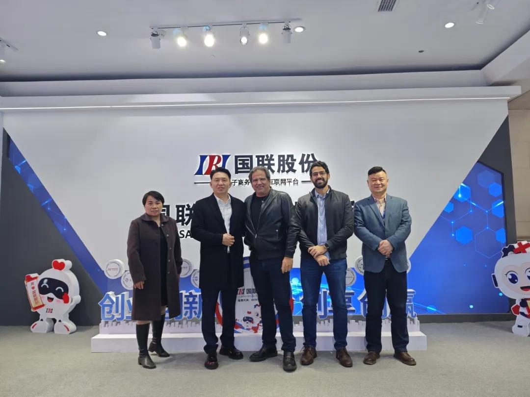 luisarsnioneto,曾凡庆到访国联股份冷链多多,冷链多多副总裁王海丰