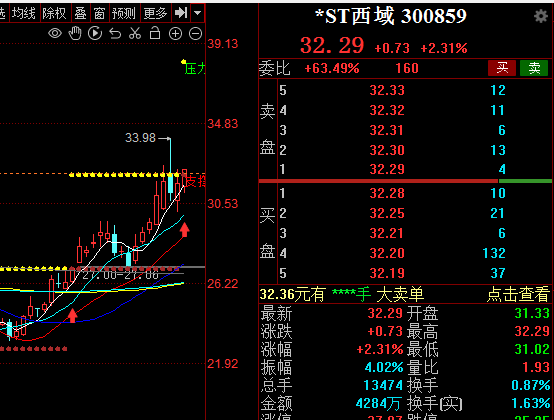 *st西域(300859)_股票价格_行情_走势图—东方财富网
