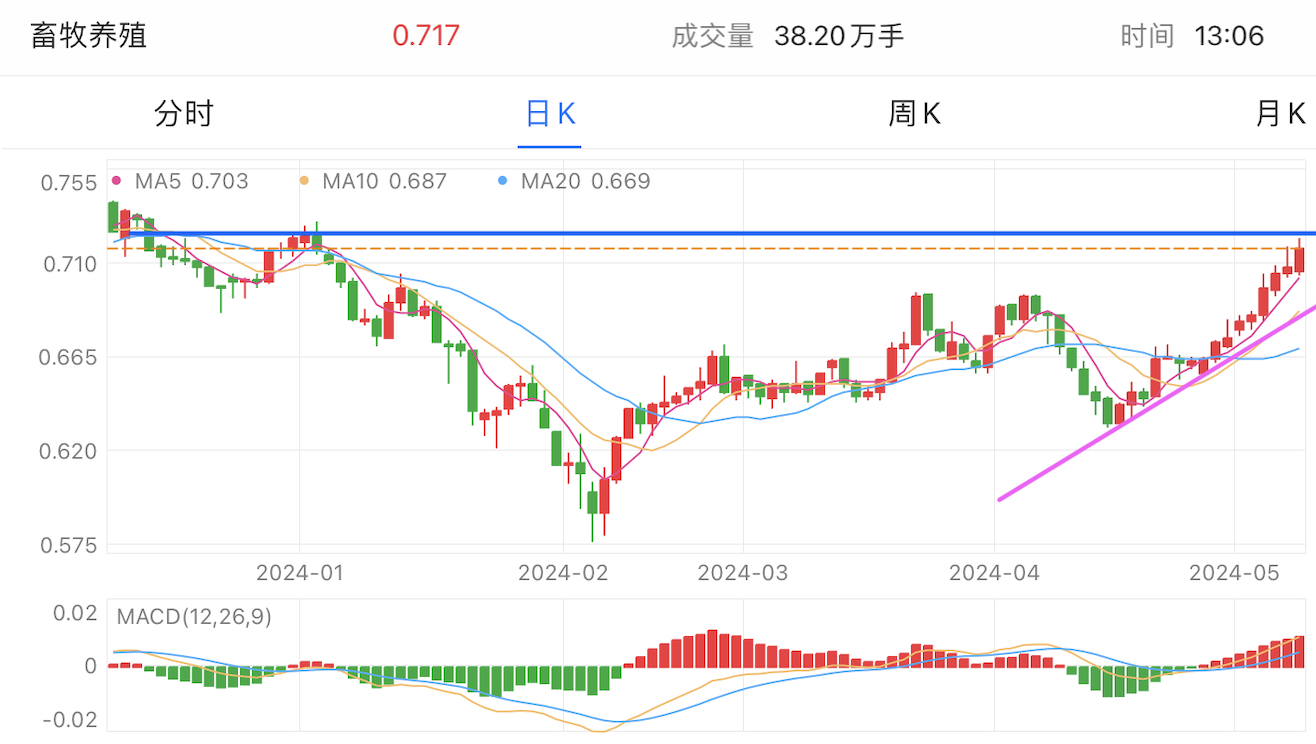 A graph of stock marketDescription automatically generated