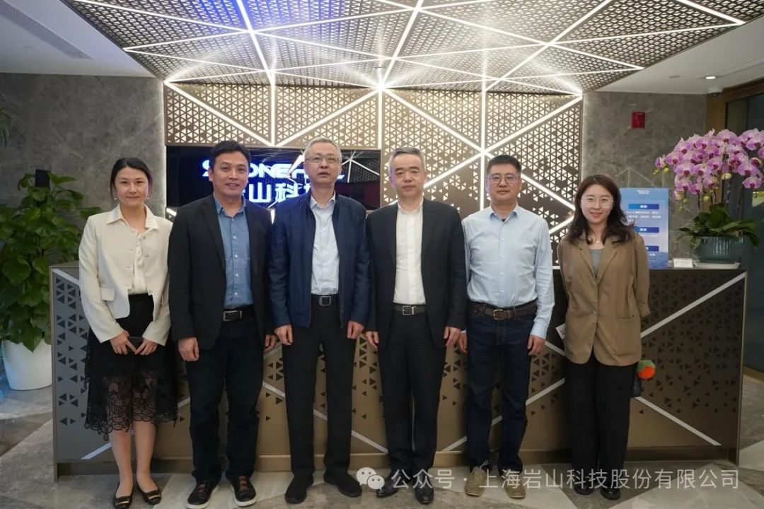 浦东新区科经委领导一行莅临岩山科技调研交流上海岩