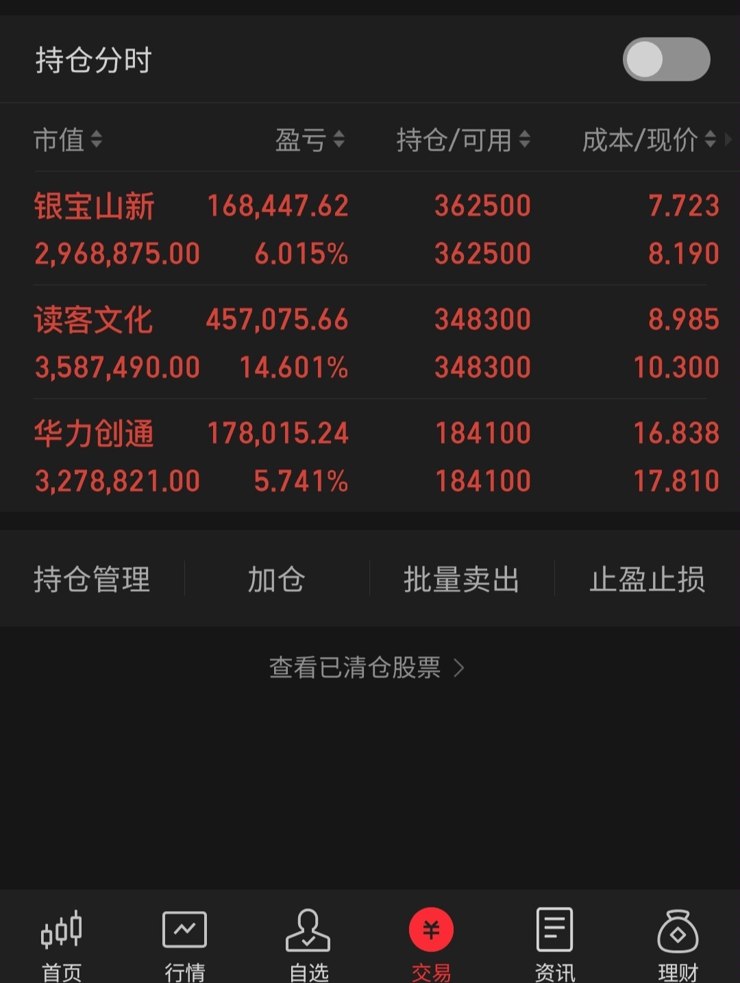 $读客文化(sz301025)$$华力创通(sz300045)$$银宝山新(sz002786)$#沪