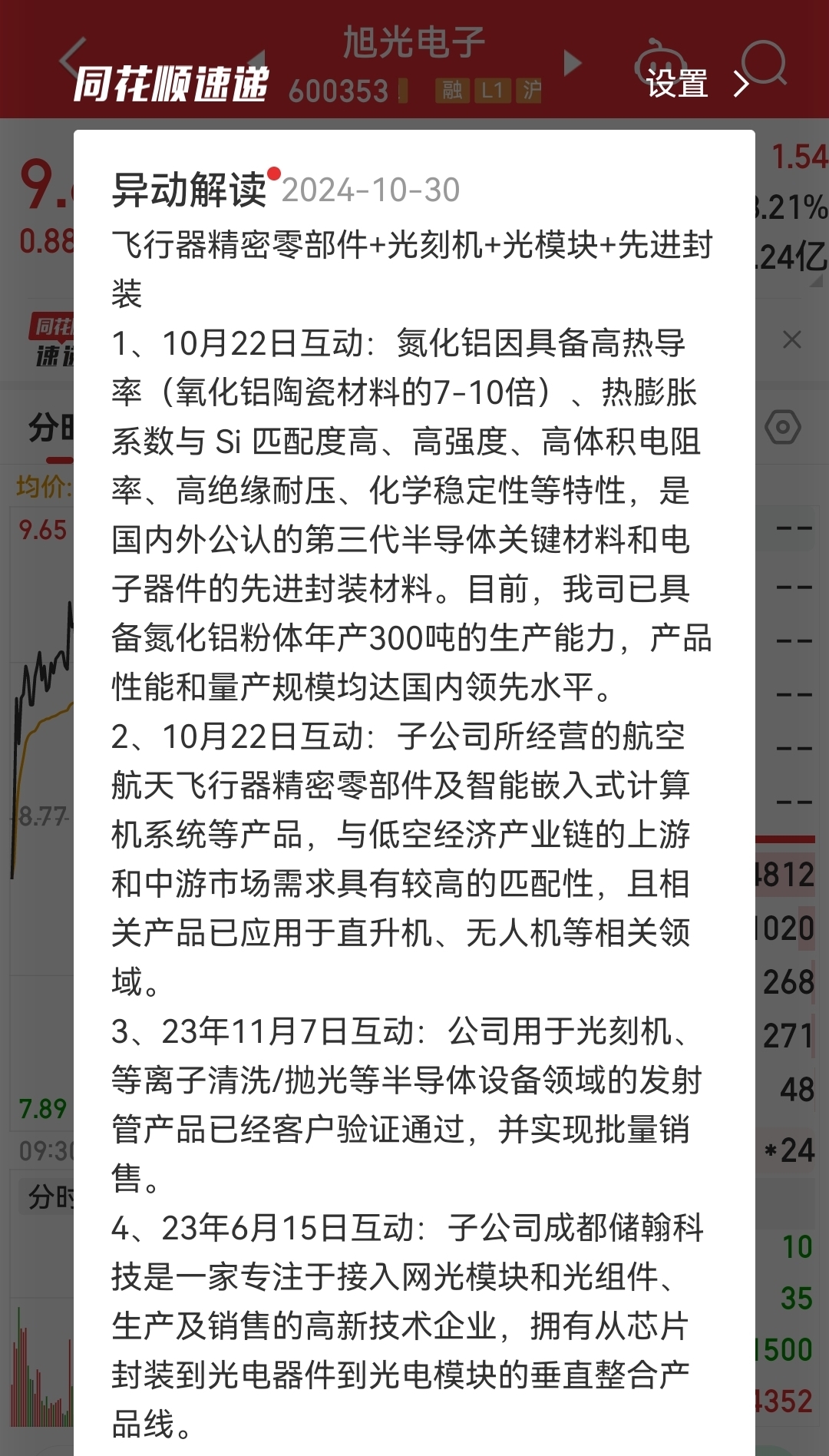 旭光电子之我见