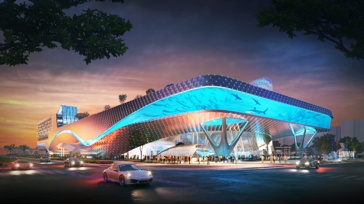 Concept Design of the Aquarium/Oceanarium and Resort by Legacy Entertainment