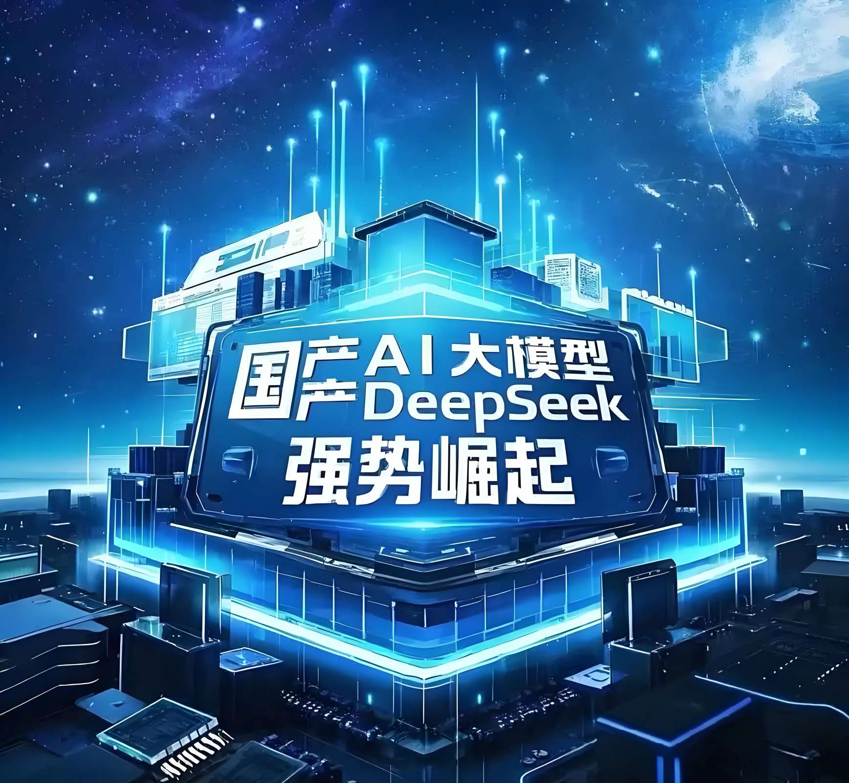 deepseek的突然爆火,往小了看是中国科技的创新,中国科技力量的崛起