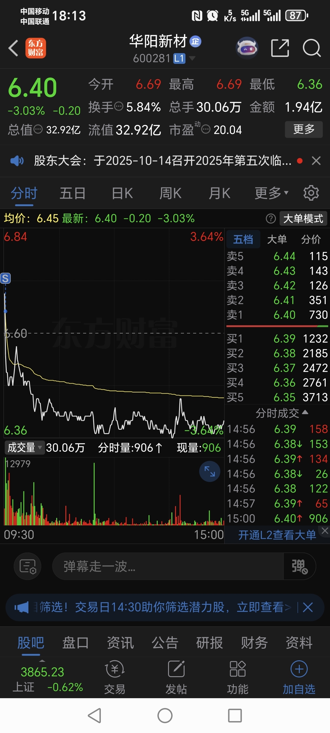 走了,留下的发财_华阳新材(600281)股吧_东方财富网股吧