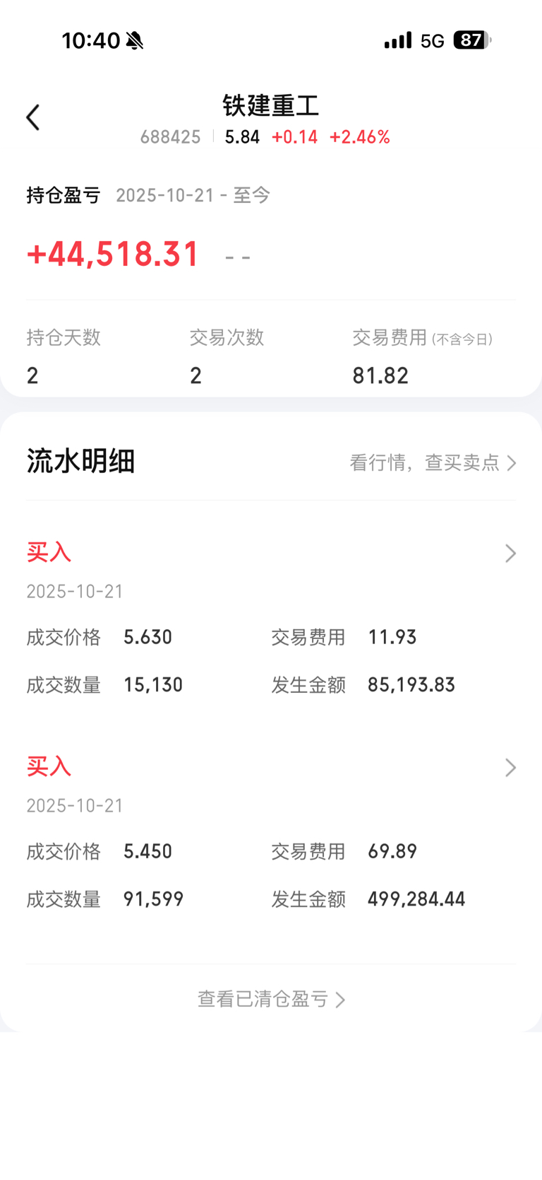 感谢各位,祝留下的兄弟发财2天7个点很满足了_铁建重工(688425)股吧_东方财富网股吧
