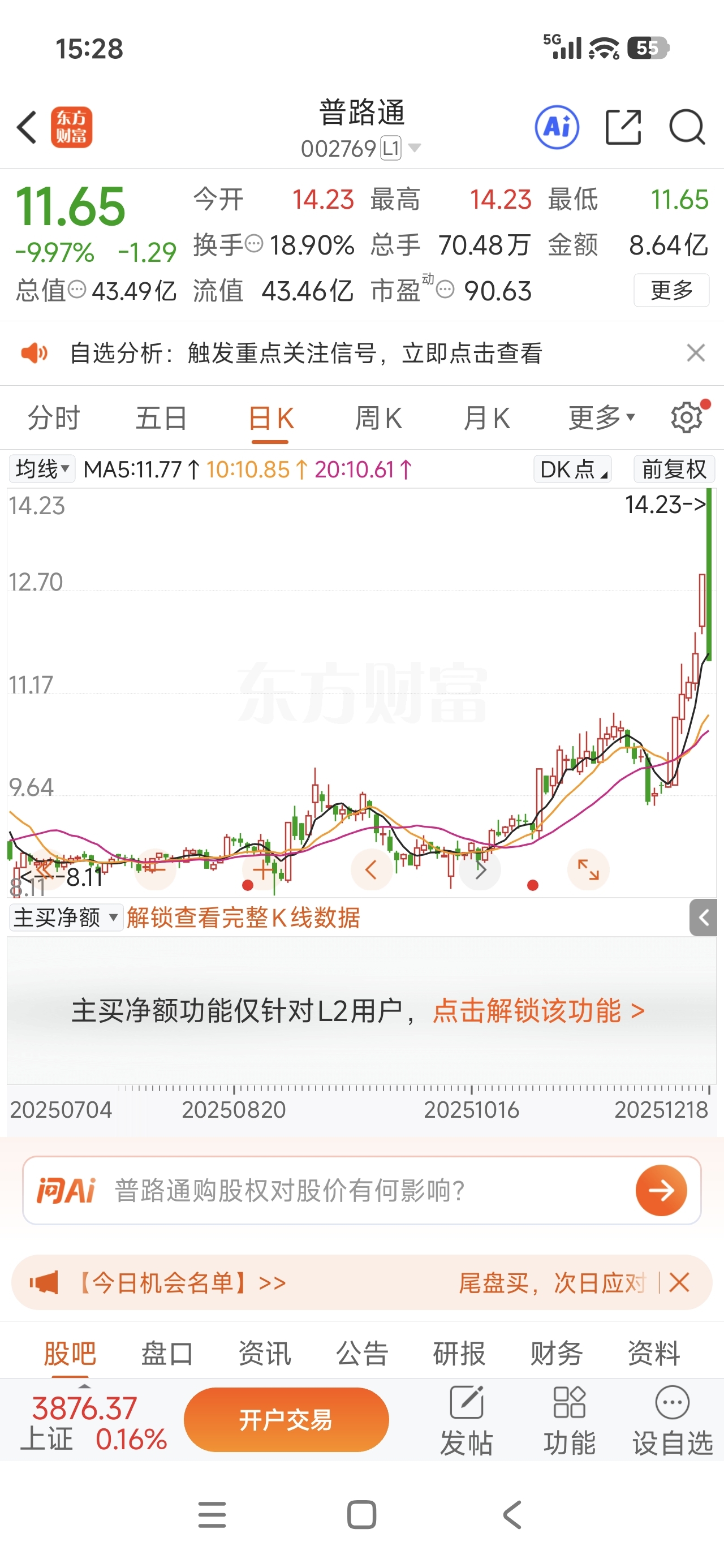 别太乐观,看看这个还是并购重组呢,复盘直接天地板。停牌半个月,今天复盘天地板……_东方智造(002175)股吧_东方财富网股吧