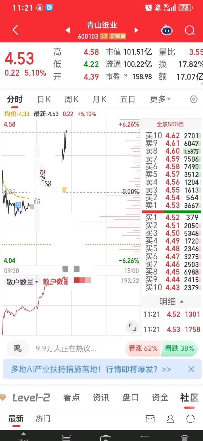 我哭了_青山纸业(600103)股吧_东方财富网股吧