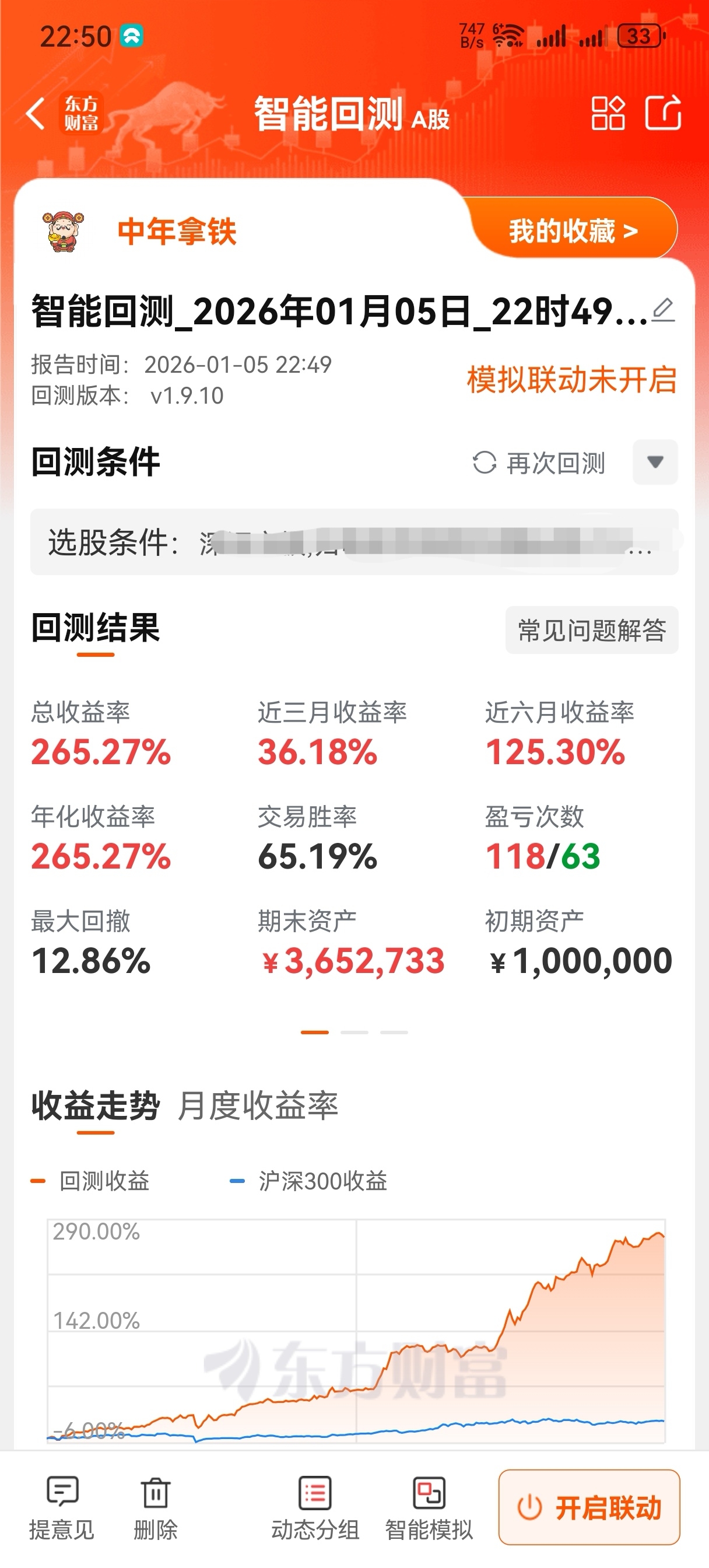 股票自动化策略回测年化265% 从2025年12月15日开始自动模拟策略到今天-东方财富网股吧