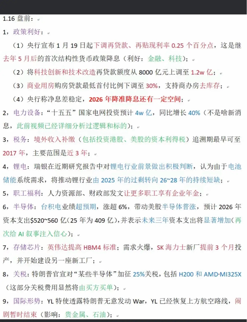 1.16周五重要财经热点！_财富号_东方财富网