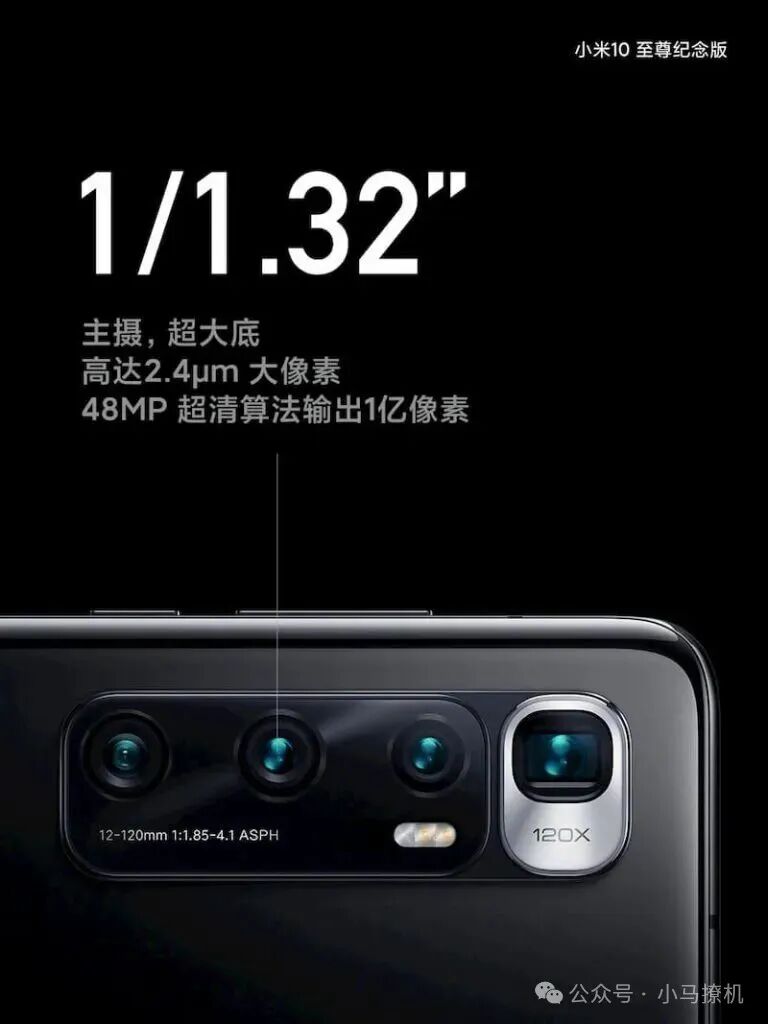 小米10 至尊纪念版亮相:120Hz 刷新率+ 120× 潜望镜头+ 120W 有线快充| 小人物科技志