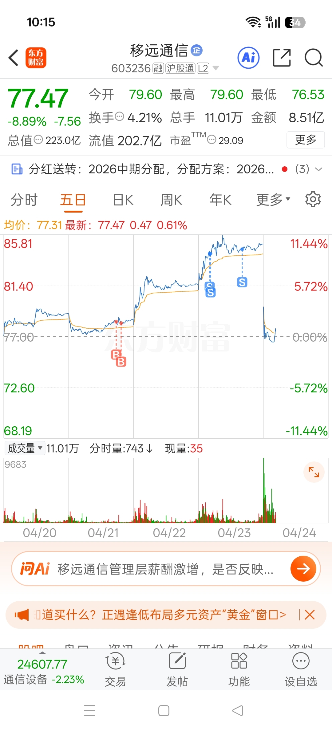 昨天问了豆包业绩不及预期跑了_移远通信(603236)股吧_东方财富网股吧