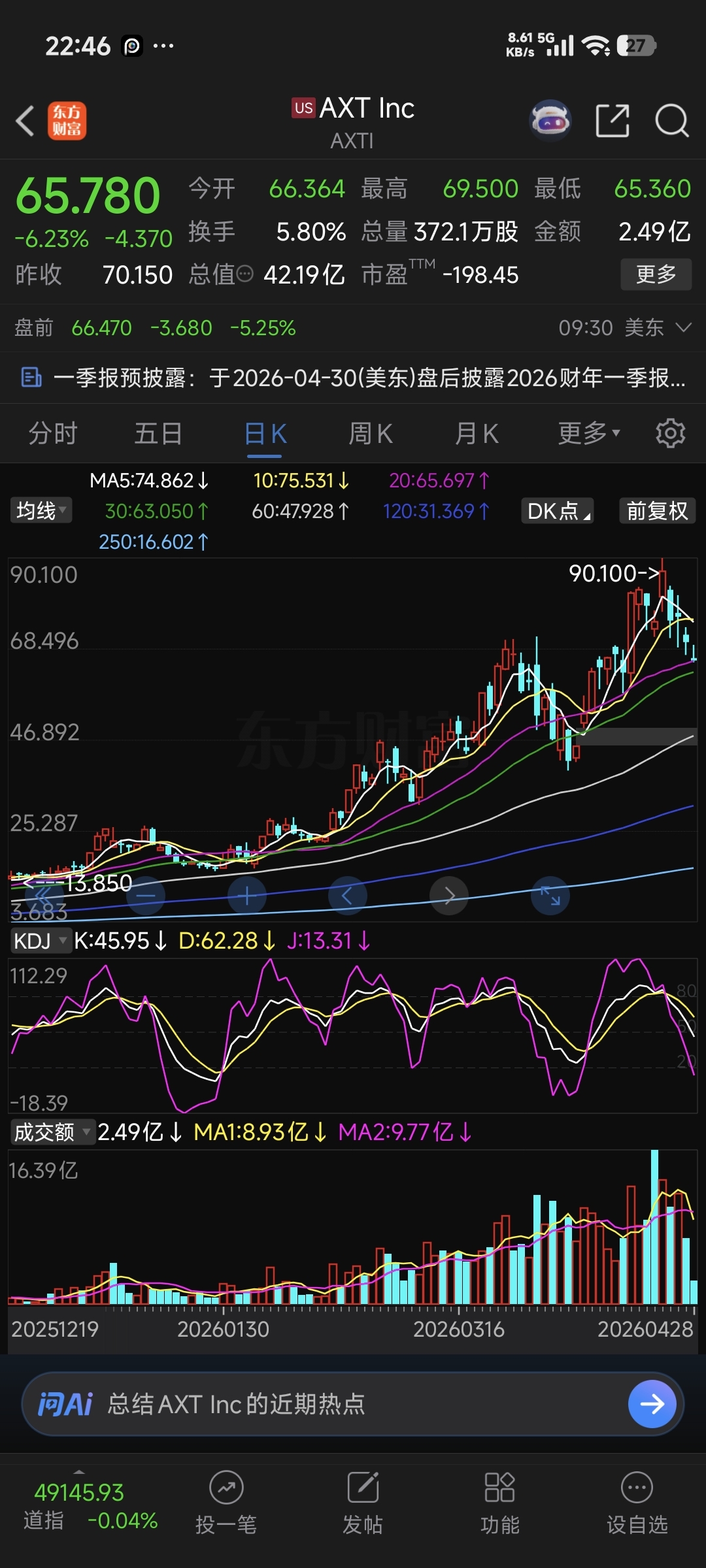 今晚没人吹这个了吗?明天光模块,cpo咋办?_云南锗业(002428)股吧_东方财富网股吧