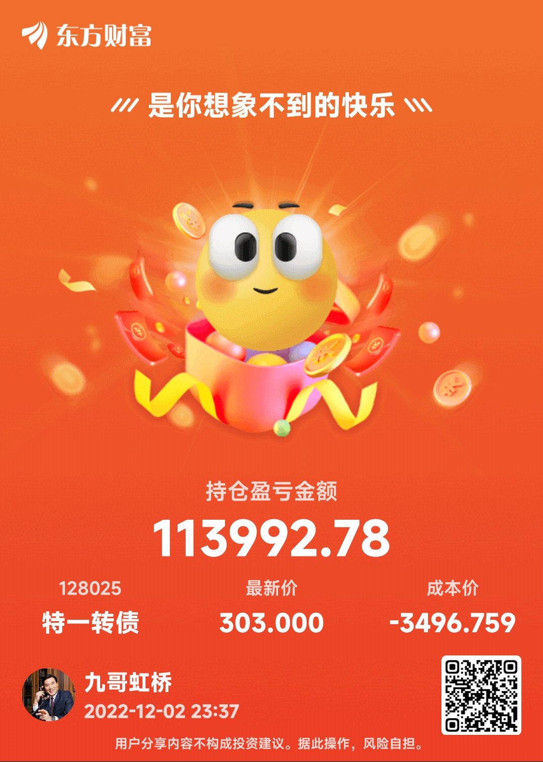 一年来辛苦反倍,力争明年再反倍[鼓掌][鼓掌]_特一转债(128025)股吧